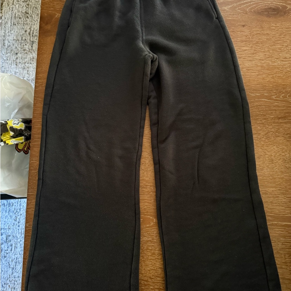 Ugg Judie Wideleg Black Sweat Pants size Small